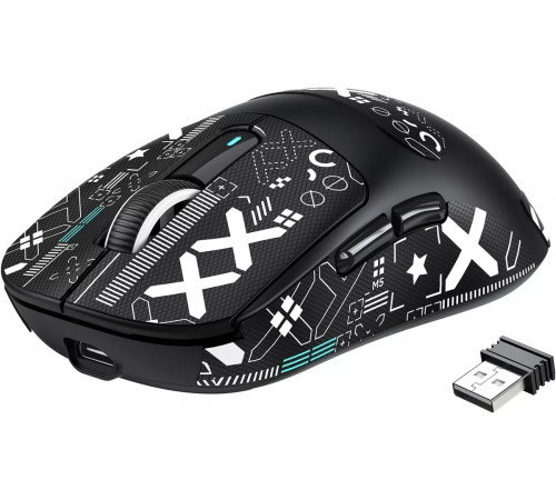Мышь беспроводная игровая T-Wolf X9 2.4Ghz/Bluetooth Black Мышь беспроводная игровая T-Wolf X9 2.4Ghz/Bluetooth Black