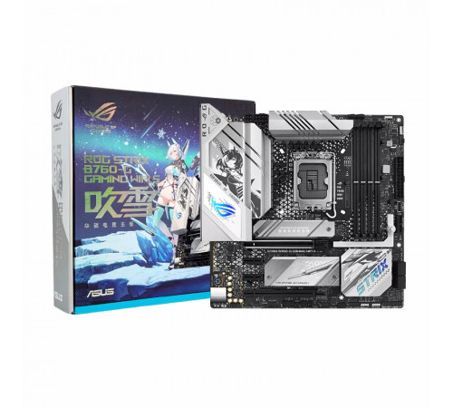 Материнская плата LGA1700 B760-G GAIMING WIFI S ASUS ROG STRIX 4xDDR5 Wi-Fi Anime Edition Материнская плата LGA1700 B760-G GAIMING WIFI S ASUS ROG STRIX 4xDDR5 Wi-Fi Anime Edition