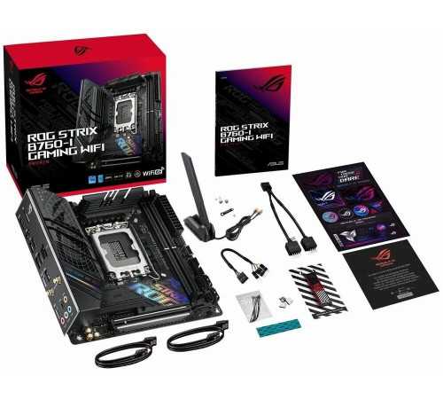 Материнская плата LGA1700 B760-I Gaming Asus Rog Strix ITX 2xDDR5 Wi-Fi mini