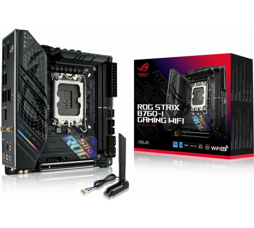 Материнская плата LGA1700 B760-I Gaming Asus Rog Strix ITX 2xDDR5 Wi-Fi mini