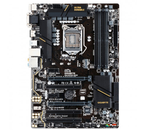 Материнская плата LGA1151 GA-H170-HD3 GIGABYTE 4xDDR4 Б/У