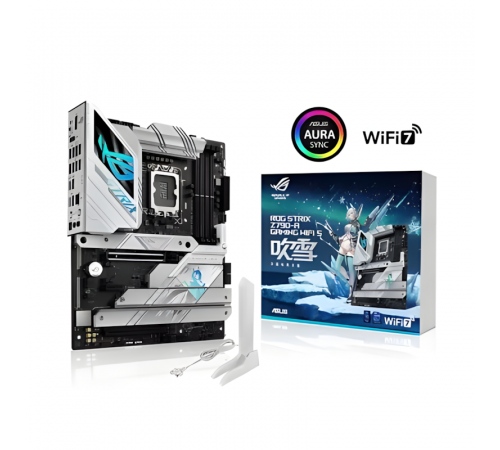Материнская плата LGA1700 Z790-A GAIMING D4 ASUS ROG STRIX 4xDDR4 Wi-Fi Anime Edition