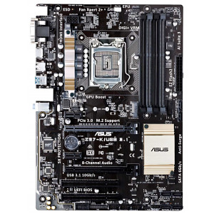 Материнская плата LGA1150 Z97-K Asus 4xDDR3 Б/У