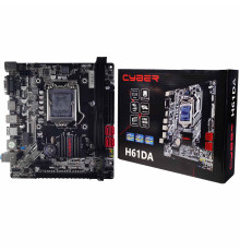 МАТЕРИНСКАЯ ПЛАТА CYBER H61 LGA 1155 2XDDR3