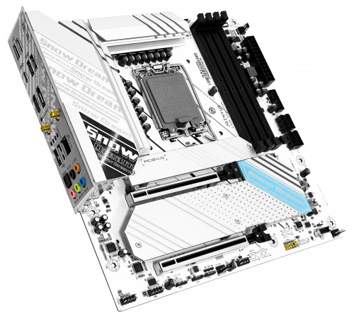 Материнская плата LGA1700 Z790M JGINYUE Snow Dream 4xDDR4 Б/У