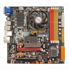 Комплект материнская плата AM3 A785GM-M ECS 4xDDR3 + Процессор AM3 AMD Phenom II X4 840 Б/У