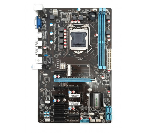 Материнская плата LGA1151 B250-BTC Esonic 10xPCIe 2xDDR4 Б/У