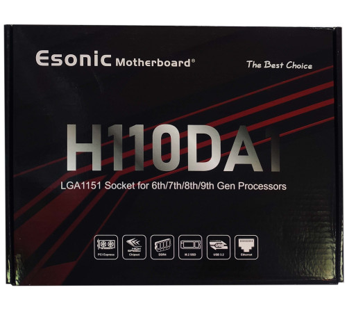 Материнская плата LGA1151 H110 Esonic 2xDDR4