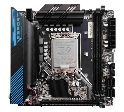 Материнская плата LGA1700 H610DA VA ESport 2xDDR4 ITX mini
