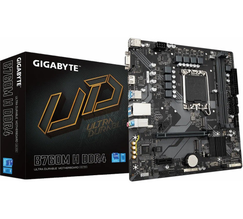 Материнская плата B760M H Gigabyte LGA1700 2xDDR4