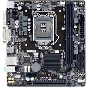 Материнская плата LGA1151 GA-H110M-S2V Gigabyte 2xDDR4 Б/У