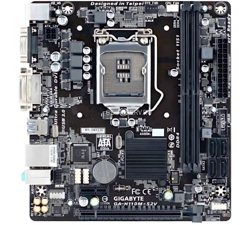Материнская плата LGA1151 GA-H110M-S2V Gigabyte 2xDDR4 Б/У
