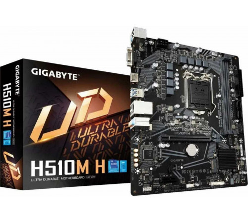 Материнская плата LGA1200 H510M H Gigabyte 2xDDR4 с коробкой Б/У