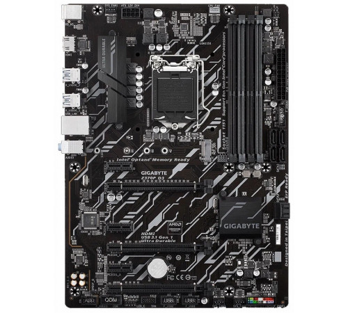 Материнская плата LGA1151v2 Z370 PD3 GIGABYTE 4xDDR4 Б/У