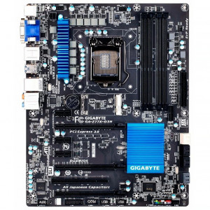 Материнская плата LGA1150 Z77 Gigabyte GA-Z77X-D3H 4xDDR3 Б/У