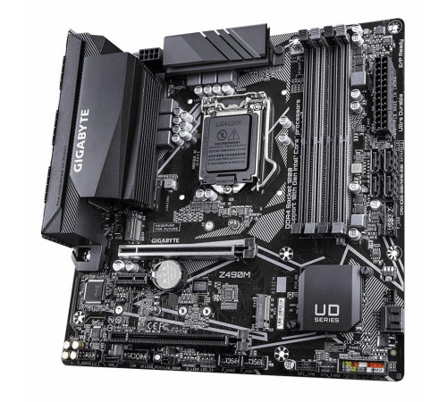 Материнская плата LGA1200 Z490M UD Gigabyte 4xDDR4 Б/У