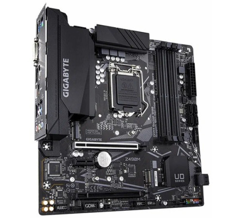 Материнская плата LGA1200 Z490M UD Gigabyte 4xDDR4 Б/У