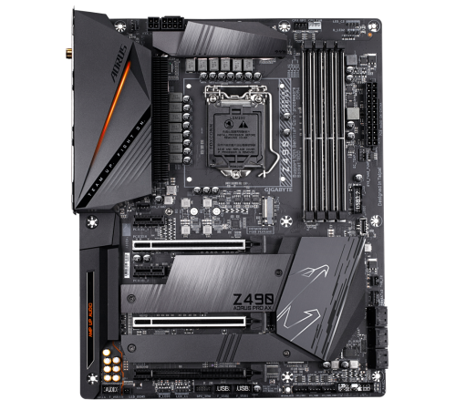 Материнская плата LGA1200 Z490 AORUS PRO AX Gigabyte 4xDDR4 WI-FI Б/У