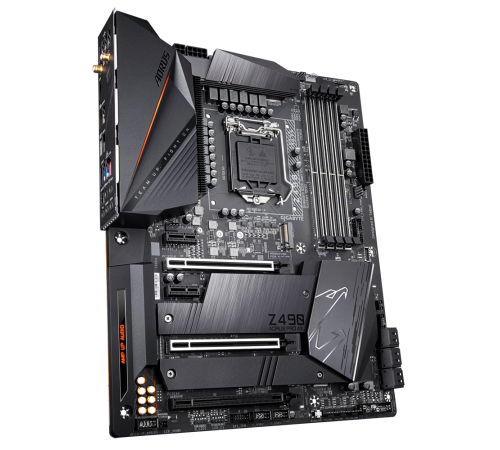 Материнская плата LGA1200 Z490 AORUS PRO AX Gigabyte 4xDDR4 WI-FI Б/У