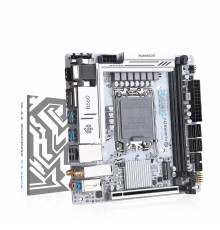 Материнская плата LGA1700 B660M Huananzhi ITX 2xDDR4 Wi-Fi White mini