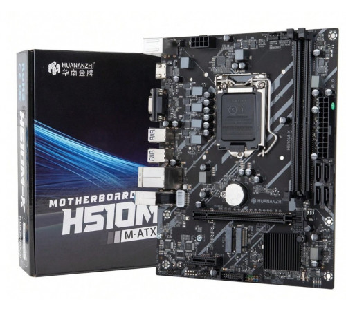 Материнская плата LGA1200 H510M-K Huananzhi 2xDDR4