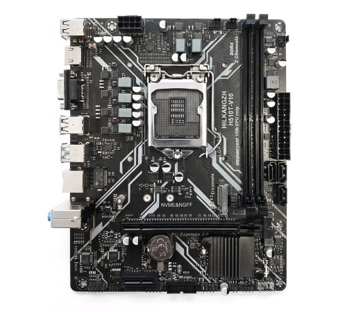 Материнская плата LGA1200 H510T-VH Huananzhi 2xDDR4 (только 10-е поколение)
