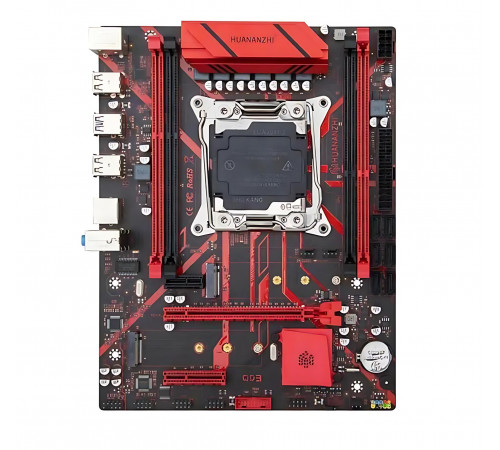Материнская плата LGA2011v3 Huananzhi X99-QD3 4xDDR3 3xPCI