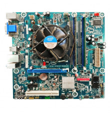 Комплект плата LGA1156 P55M / i5 760 / DDR3 2x4GB (Первое поколение) Б/У