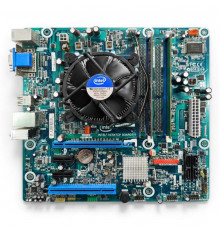 Комплект плата LGA1156 P55M / i5 760 / DDR3 2x4GB (Первое поколение) Б/У