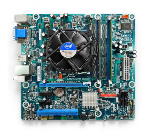 Комплект плата LGA1156 P55M / i5 760 / DDR3 2x4GB (Первое поколение) Б/У