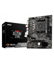 Материнская плата AM4 A520M-A PRO MSI 2xDDR4