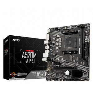 Материнская плата AM4 A520M-A PRO MSI 2xDDR4
