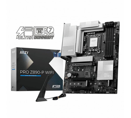 Материнская плата LGA1851 Z890-P Wi-Fi PRO MSI 4xDDR5