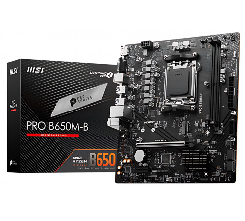 Материнская плата AM5 B650M-B PRO MSI 2xDDR5