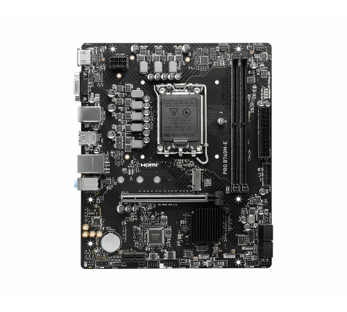 Материнская плата LGA1700 B760M E MSI 2xDDR5