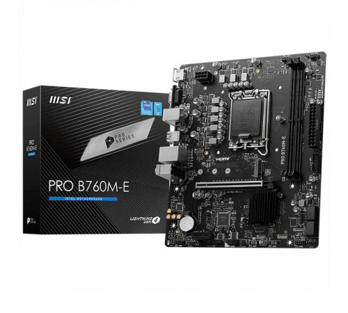 Материнская плата LGA1700 B760M E MSI 2xDDR5