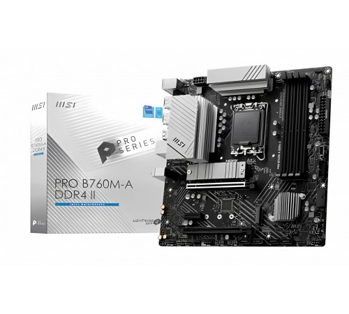 Материнская плата LGA1700 B760M-A II PRO MSI 4xDDR4 Материнская плата LGA1700 B760M-A II PRO MSI 4xDDR4