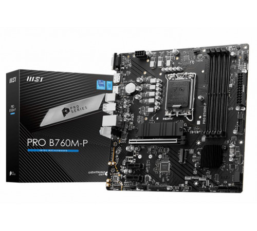 Материнская плата LGA1700 B760M-P PRO MSI 4xDDR5