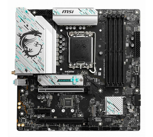 Материнская плата LGA1700 B760M GAMING PLUS MSI 4xDDR5 Wi-Fi