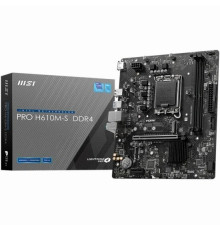 Материнская плата LGA1700 H610M-S PRO MSI 2xDDR4