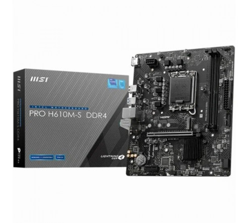 Материнская плата LGA1700 H610M-S PRO MSI 2xDDR4