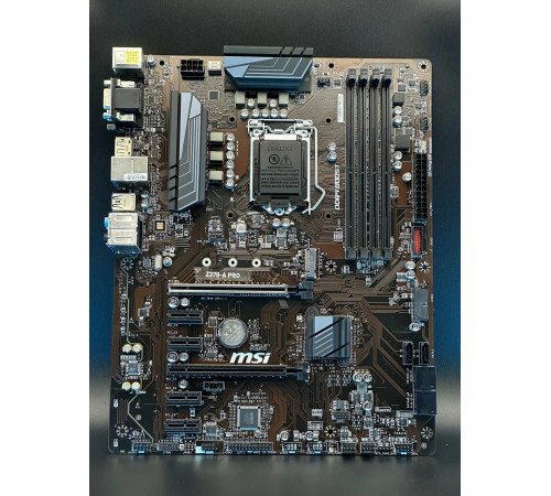 Материнская плата LGA1151v2 Z370 MSI A-PRO 4xDDR4 used