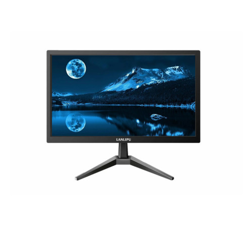 Монитор рамочный 19" TN 1366x768 60Hz VGA/HDMI/AUDIO LANLIPU