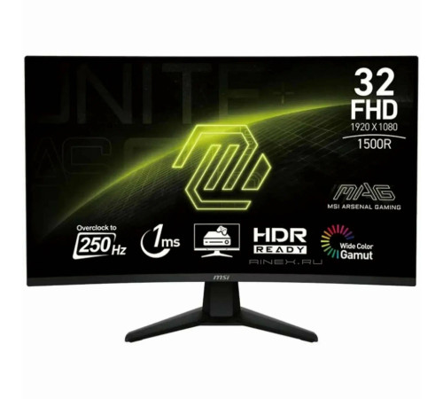 Монитор 32" 250Hz VA FHD MSI MAG 32C6X Curved