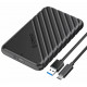Корпус внешний SATA 2.5" type-C to USB3.1 25PW1-C3 Orico BLACK