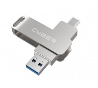 Флешка 128GB USB3.0 / Type-C Cyber