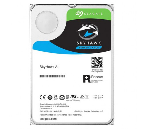 Накопитель HDD 3,5" 10TB Seagate Skyhawk AI ( Health-100% | Days-32 ) Б/У