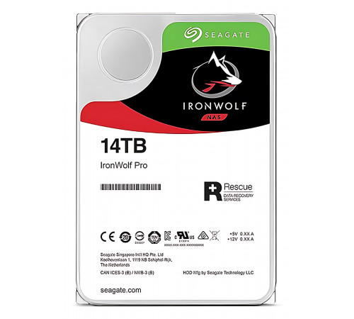 Накопитель HDD 3,5" 14TB Seagate IronWolf ( Health-100% | Days-30 ) Б/У