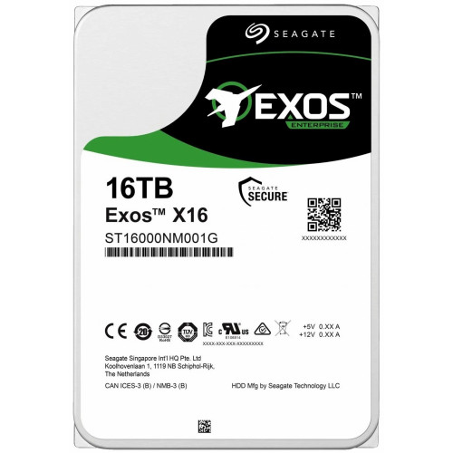 Накопитель HDD 3,5" 16TB Seagate Exos