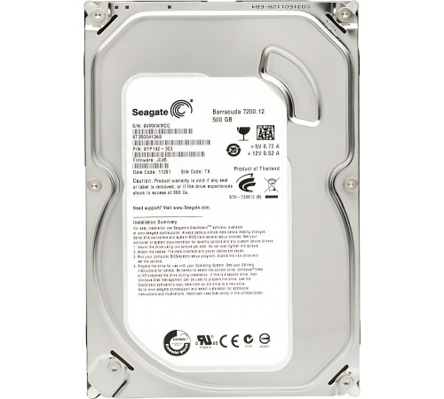 ЖЕСТКИЙ ДИСК SEAGATE BARRACUDA 500GB (350 Days) Б/У ЖЕСТКИЙ ДИСК SEAGATE BARRACUDA 500GB (350 Days) Б/У